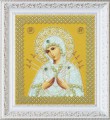 Р-327 Набор Икона Божией матери Семистрельная (золото) - 7Игл - наборы для вышивания крестом и бисером по низким ценам. 