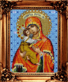 Набор вышивания бисером l-12 Владимирская икона Божьей матери - 7Игл - наборы для вышивания крестом и бисером по низким ценам. 