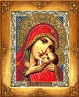 213 Богородица Касперовская - 7Игл - наборы для вышивания крестом и бисером по низким ценам. 