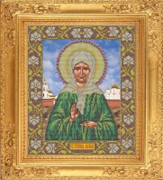 Galla И-018 Икона Матрона Московская - 7Игл - наборы для вышивания крестом и бисером по низким ценам. 